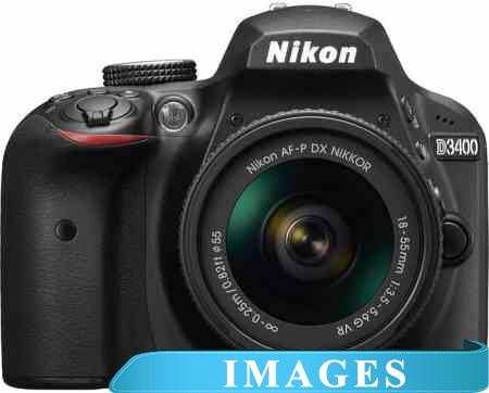 Фотоаппарат Nikon D3400 Double Kit 18-55mm VR II  55-300mm VR