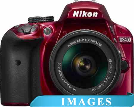 Фотоаппарат Nikon D3400 Kit AF-S 18-55mm VR II